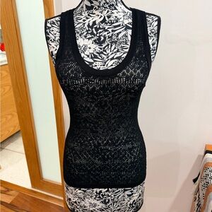 Zara Black Lace Tank Top